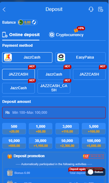 666H Hame Deposit to Earn