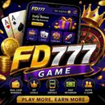 FD777 Game APK interface with daily rewards, VIP levels, local payment options, and online gaming features for Android users in Pakistan.
