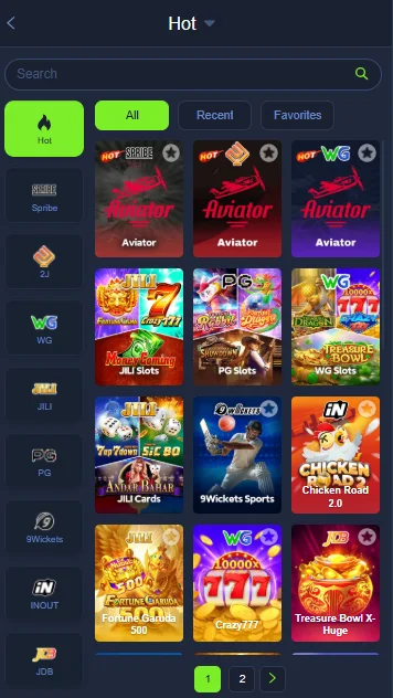 Bet55 Games