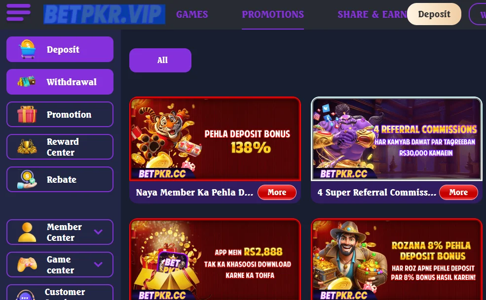 Betpkr Gam promo