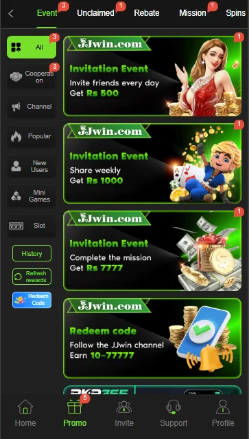 JJWin Game Promo