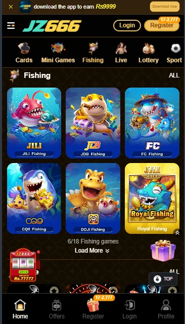 JZ666 Game Login