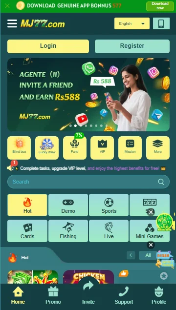 MJ77 Register & Login