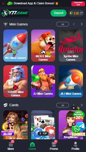 Y77 Mini Games