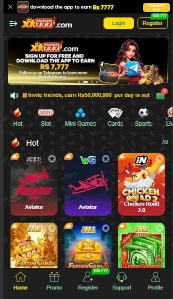 XK777 Game Login